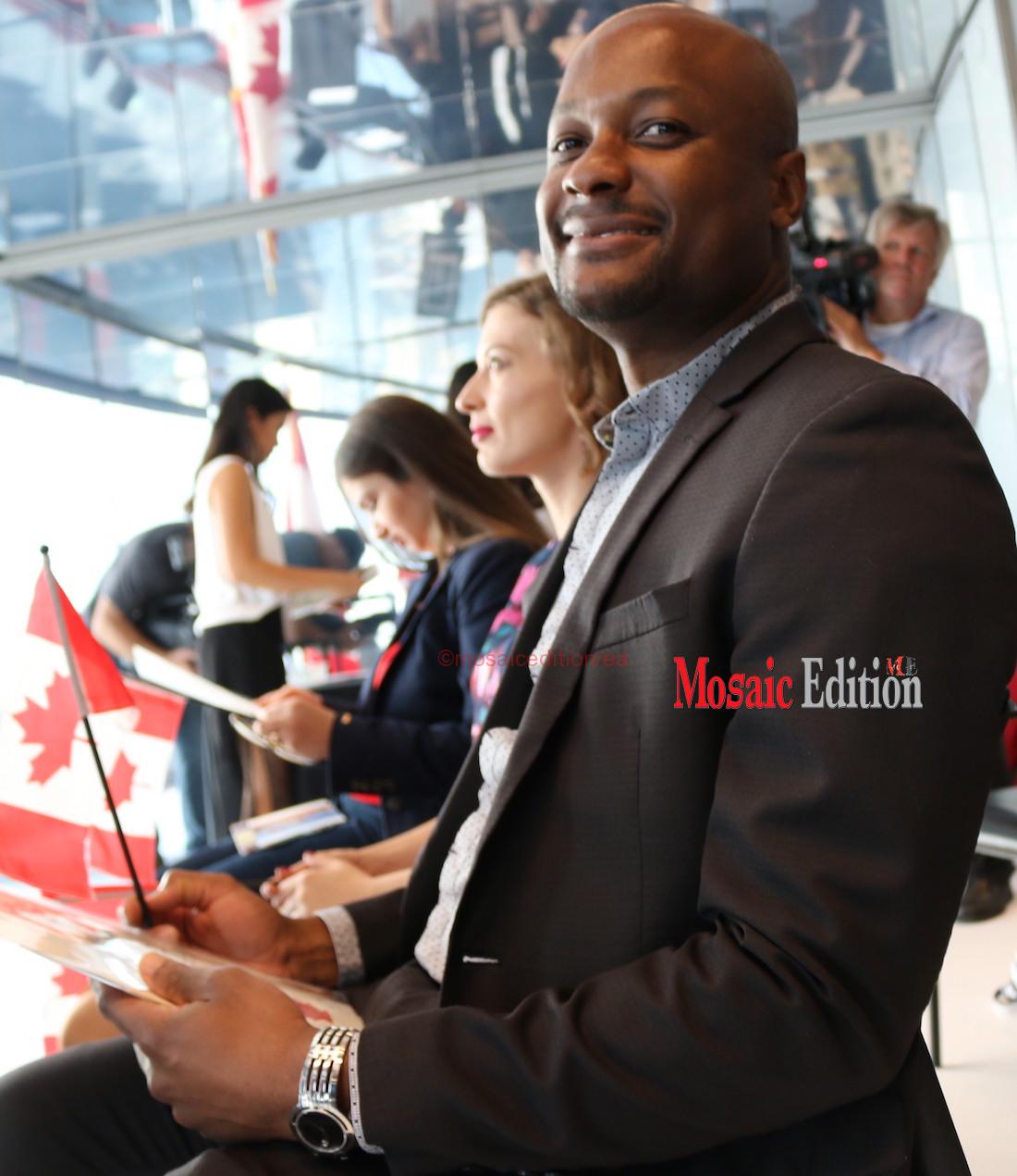Marlon Blake - Citizenship ceremony at CN Tower’s EdgeWalk - mosaicedition.ca-ea