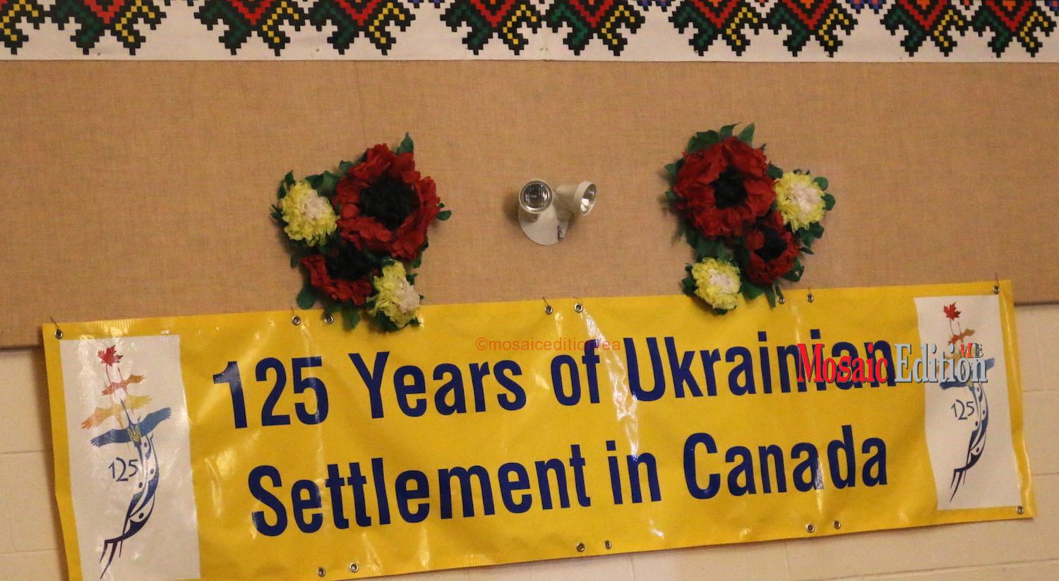 The Ukrainian Congress is celebrating 125 Years Of Settlement in Canada..mosaicedition/ea