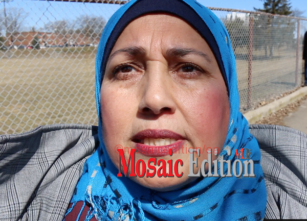 Yasmeen Mirza calls for unity - Hamilton Victoria Park - mosaicedition.ca-ea