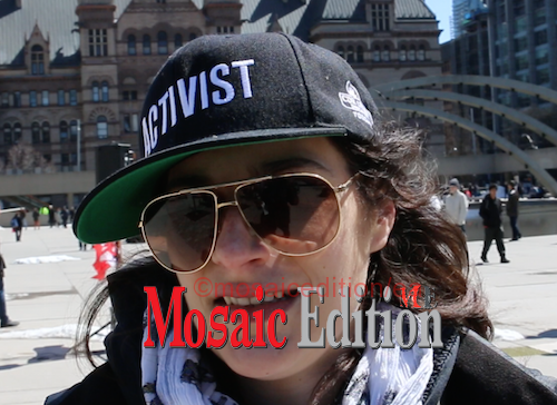 Activist Katherine Perry - Screen Shot video - mosaicedition.ca-ea